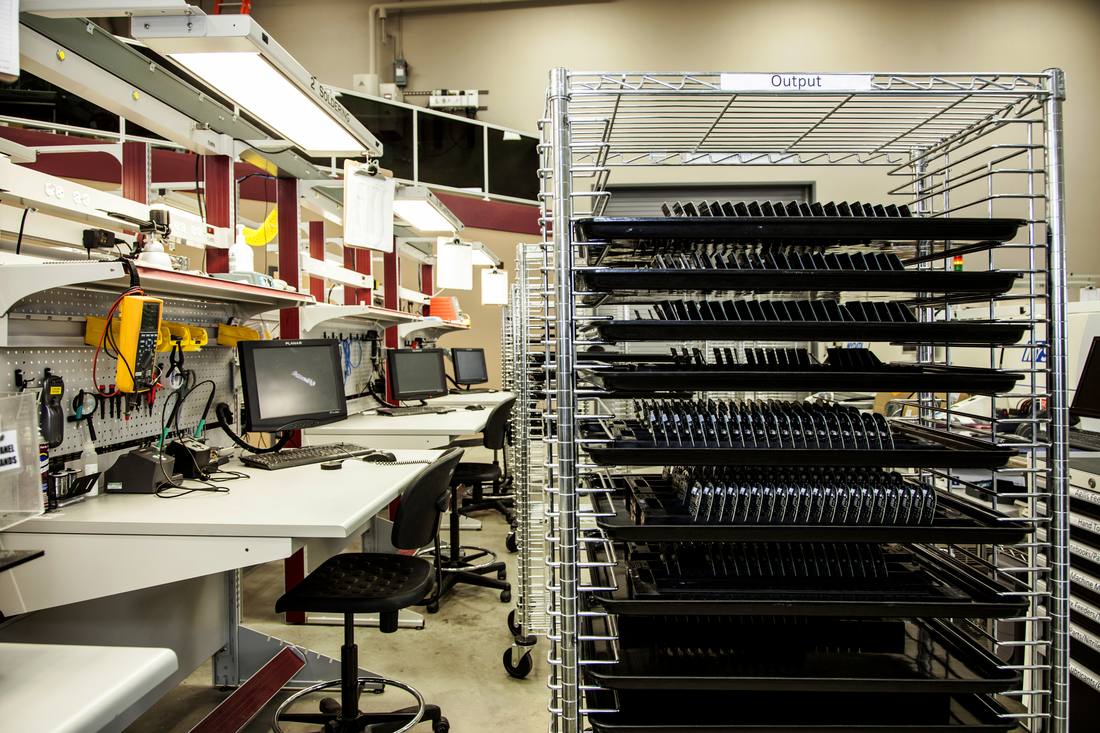 Assembly and test workstations